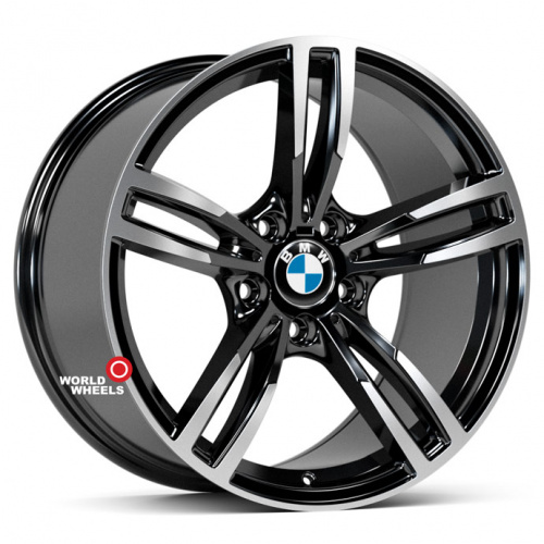 KoKo Kuture 437 OEM R18 - BMW 18x9.5" 5x120мм DIA 72.6мм ET 35мм Black Machined (BP)