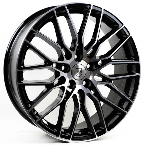 Tech-Line 901-bd 19x8" 5x108мм DIA 63.4мм ET 45мм BD / Черный с алмазной проточкой