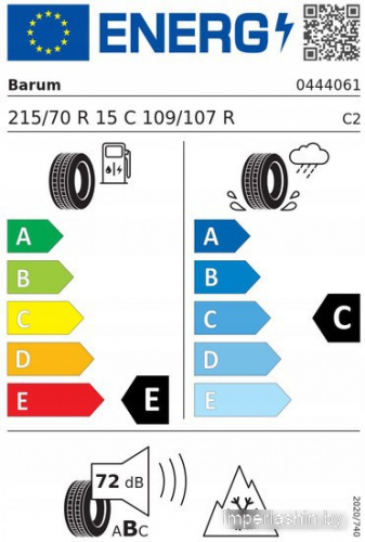 Barum SnoVanis 3 215/75R16C 113/111R фото 1