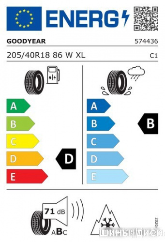 Goodyear UltraGrip Performance+ 245/45R20 103V фото 1
