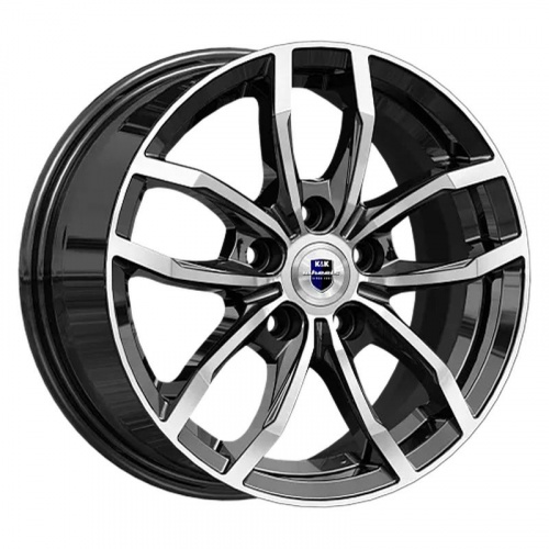 K&K KC1048-mb Фрост 15x6.5" 5x112мм DIA 57.1мм ET 50мм алмаз чёрный / Чёрный с алмазной проточкой