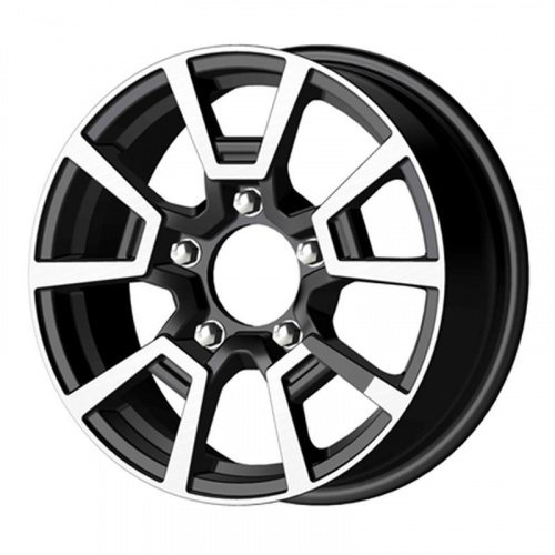 Carwel Нива-SK-ab 16x6.5" 5x139,7мм DIA 98.5мм ET 40мм AB / Черный с полировкой
