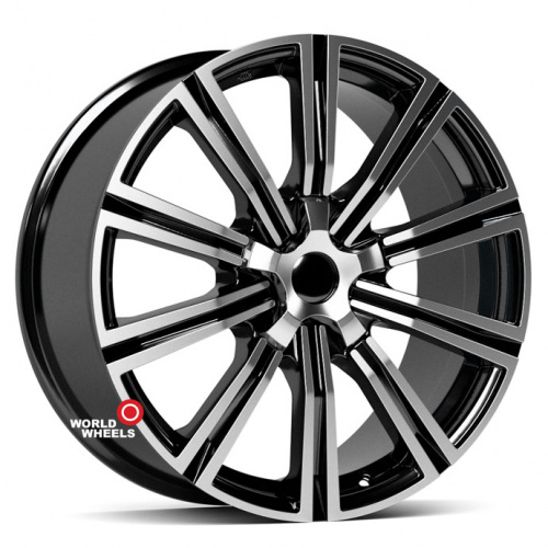 KoKo Kuture 334 OEM R20 20x8.5" 5x150мм DIA 110.1мм ET 50мм Black Machined (BP)
