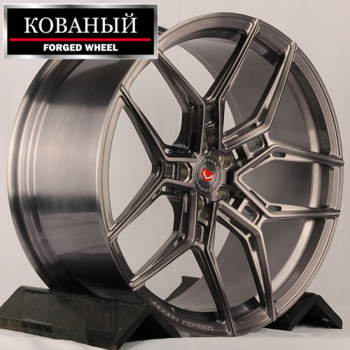 KOKO Kuture YC8272 22x10.0" 5x112мм DIA 66.56мм ET 21мм Brushed Grey