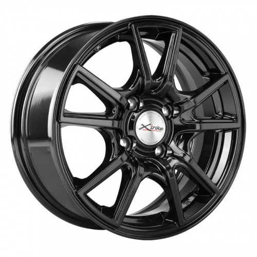X'trike X-104-bk 14x6" 4x100мм DIA 67.1мм ET 38мм BK / Чёрный глянцевый