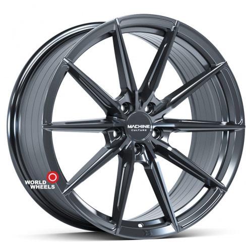 Machine Culture FF 208 R17 - VAG 17x7" 5x100мм DIA 57.1мм ET 40мм Gunmetal (GM)