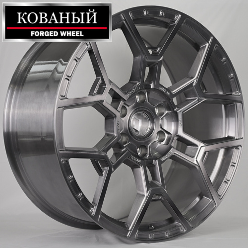 KoKo Kuture YH2007 22x10.0" 6x139.7 DIA 106.1мм ET 19мм Brushed Grey