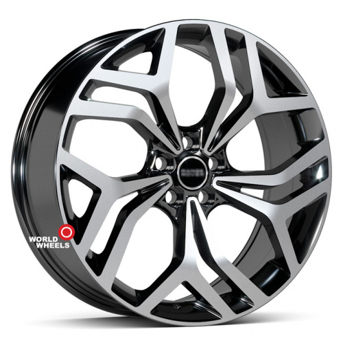 KoKo Kuture 773 OEM R20 20x8" 5x108мм DIA 73.1мм ET 40мм Black Machined (BP)