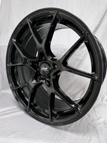18" 5*112 8.5 ET38 66.45  ANZ-0601 Black Milling  FLOW FORMING