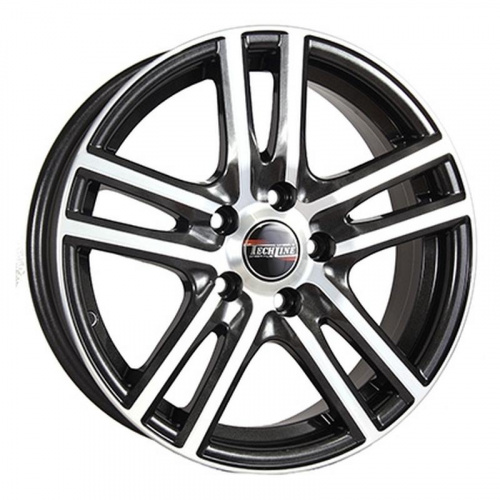 Tech Line 529-bd 15x6" 4x114,3мм DIA 67.1мм ET 38мм BD / Черный с полировкой