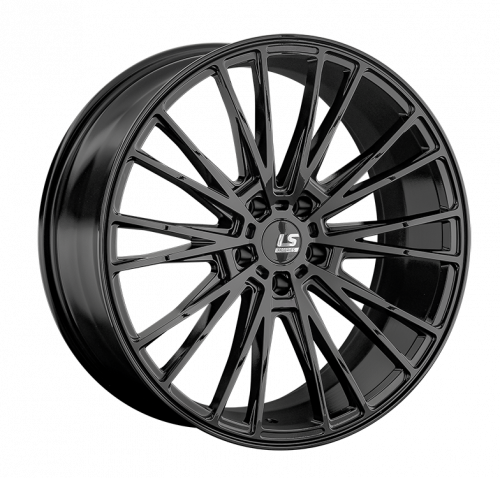 LS RC60-mb 21x9" 5x120мм DIA 72.6мм ET 40мм BKF / Чёрный  глянцевый с проточкой