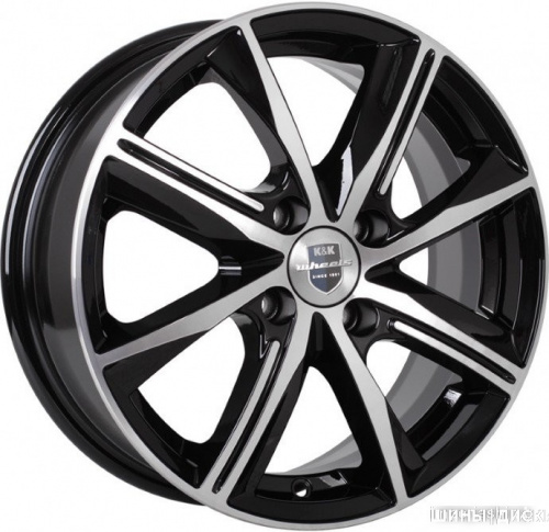K&K Арнар 17x7" 5x115мм DIA 70.2мм ET 40мм Алмаз черный