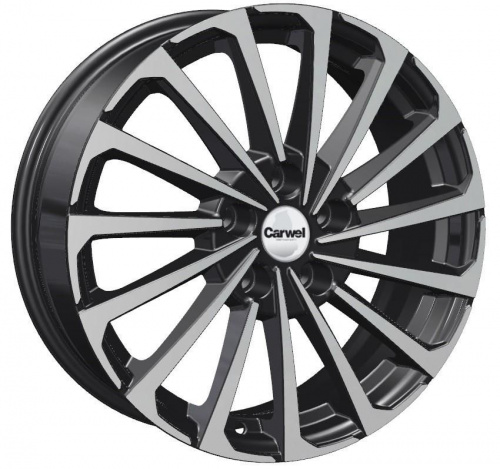 Carwel Кагра-ab 1721 (Arkana/ Kaptur) 17x6.5" 5x114,3мм DIA 66.1мм ET 50мм ABT / Черный с полировкой