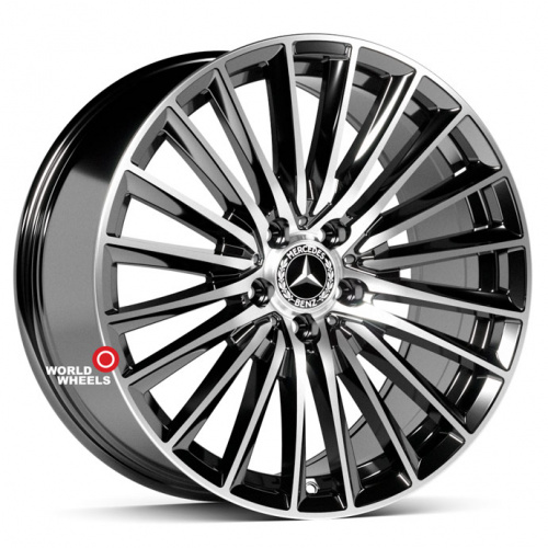 KoKo Kuture 262 OEM R19 19x8" 5x112мм DIA 66.6мм ET 45мм Black Machined (BP)