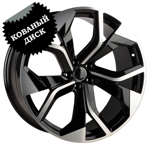 IWheel CR5521 22x10.0" 5x112мм DIA 66.45мм ET 20мм Black Machined Face