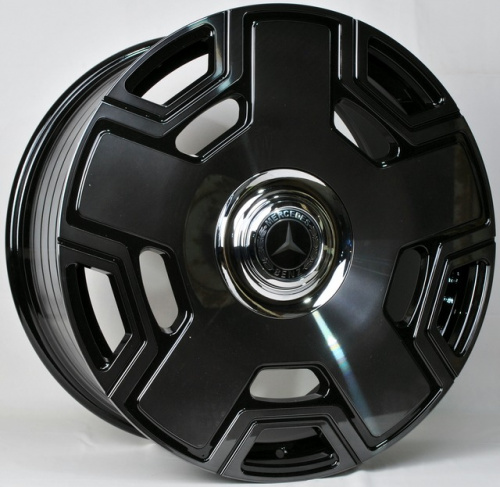 ABWheels ZB-3053 R21 10J 5x112 ET40 DIA66.45 BMF BLACK VARNISH