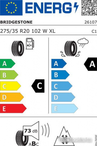 Bridgestone Blizzak LM005 275/35R20 102W фото 1