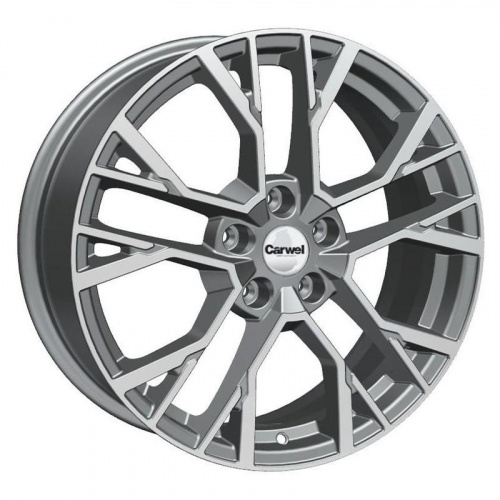 Carwel Камак-ag 1810 18x7" 5x108мм DIA 65.1мм ET 43мм AGR / Графитовый с алмазной проточкой
