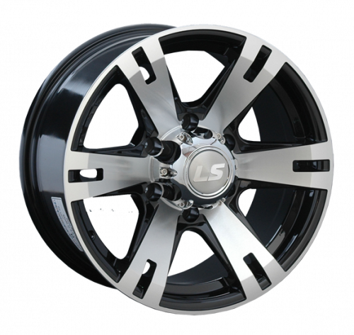 LS LS182 17x8" 6х139.7мм DIA 106.1мм ET 25мм BKF