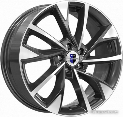 K&K Роквуд 17x7" 5x115мм DIA 70.2мм ET 40мм Алмаз черный