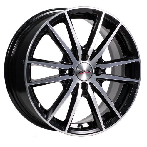 X'trike X-129-mg 16x6.5" 4x114,3мм DIA 67.1мм ET 43мм HSB/FP / Графитовый с полировкой