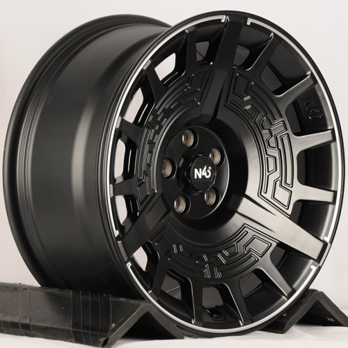 Makstton N40-FF-CK03 18x8.5" 6X139.7 DIA 110мм ET 0мм Matte Black Milling Lip