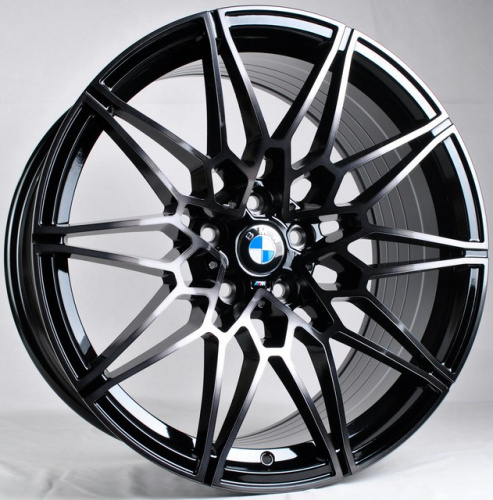 ABWheels ANZ-0065 (R) R19 9.5J 5x112 ET35 DIA66.45 BMF Black Varnish