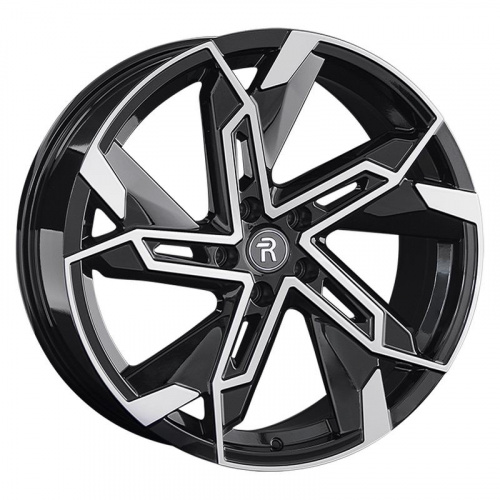 Hyundai HND387-mb 20x8.5" 5x114,3мм DIA 67.1мм ET 54мм BKF / Чёрный  глянцевый с проточкой