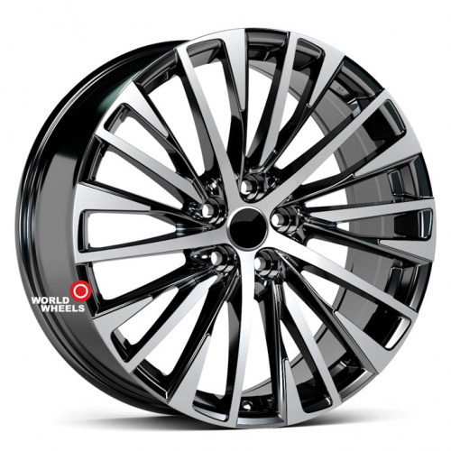 KoKo Kuture 313 OEM R20 20x8" 5x114.3мм DIA 60.1мм ET 30мм Black Machined (BP)