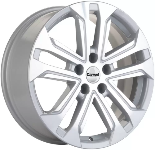 Carwel Витус 244 (Tiggo 7 Pro Max ) 18x7" 5x108мм DIA 60.1мм ET 33мм SB / Насыщенный серебристый металлик
