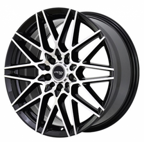 PDW VELOCE-mb 18x7.5" 5x114,3мм DIA 60.1мм ET 45мм M/B / Чёрный с алмазной проточкой