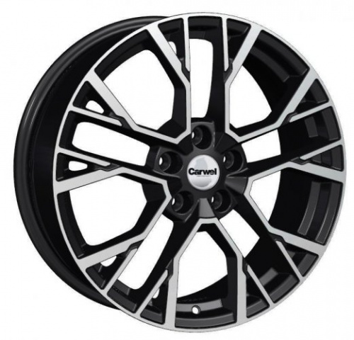 Carwel Камак-ab 1810 18x7" 5x108мм DIA 65.1мм ET 43мм ABT / Черный с полировкой