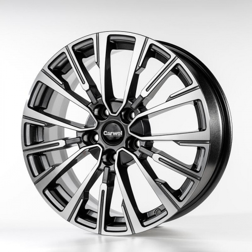 Carwel Базан-ag 1720 (Karoq) 17x7" 5x112мм DIA 57.1мм ET 45мм AGR / Графитовый с алмазной проточкой