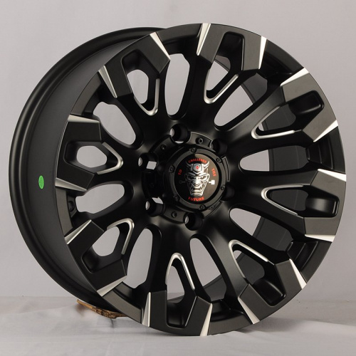 IWheel JT255-20 20x9.0" 6x139.7 DIA 110.1мм ET 0мм Matt Black+Milling spoke