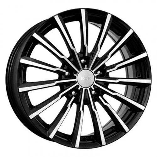 K&K KC562-mb Акцент Оригинал 17x7" 4x100мм DIA 60.1мм ET 43мм алмаз чёрный / Чёрный с алмазной проточкой