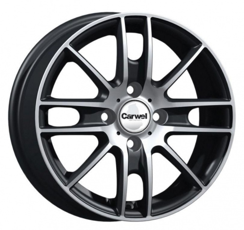 Carwel Лада 173 14x5.5" 4x100мм DIA 67.1мм ET 38мм SB / Насыщенный серебристый металлик