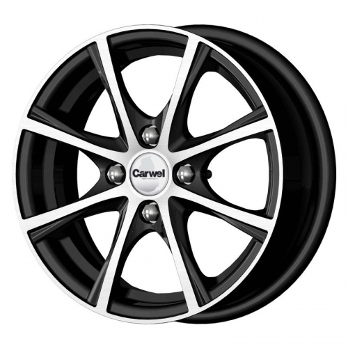 Carwel Легран-ab 14x5.5" 4x100мм DIA 67.1мм ET 39мм AB / Черный с полировкой