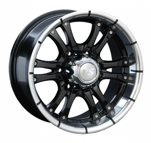 LS LS161 16x8" 6х139.7мм DIA 107.1мм ET 10мм BKL