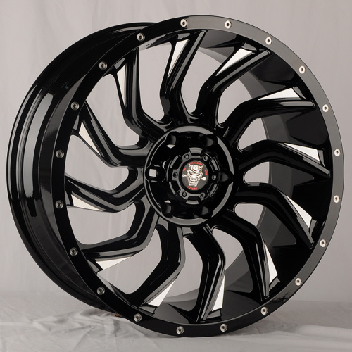 IWheel JT192-7 17x9.0" 6x139.7 DIA 110.1мм ET 0мм GB+Milling spoke Rivet holes