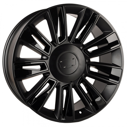 Luistone L1337 22x9.0" 6x139.7 DIA 78.1мм ET 31мм Black Matt Wheel-Gloss Black Decoration Strip